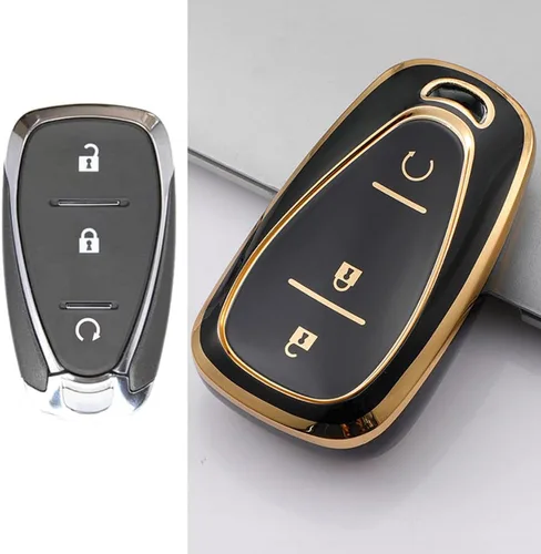 Miniatura 3 de Funda para llavero de 3 botones para Chevrolet Equinox Cruze Trax Malibu Verano Traverse 2016-2018 Onix Cruze Sonic Camaro Volt Bolt Accesorios
