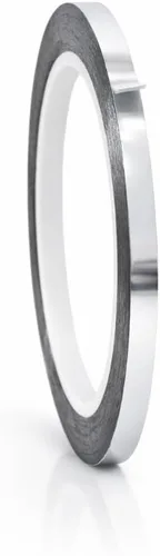 Miniatura 33 de WOD Tape MPFT2 - Cinta de película de poliéster metalizada Mylar plateada con adhesivo acrílico, 1/2 pulgada x 72 pies. Cinta plateada de espejo
