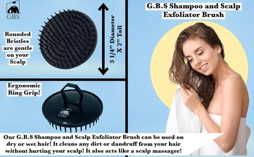 Miniatura 8 de Juego de cepillos desenredantes ondulados para cabello rizado, grueso, liso y natural, cepillo desenredante suave para mujeres, niños y niños