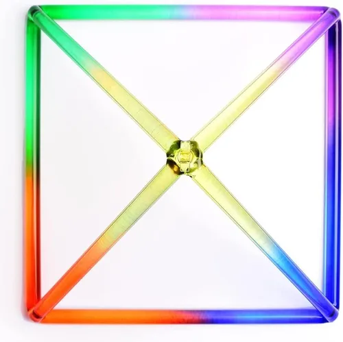 Miniatura 3 de Pirámide cantante de cristal arco iris, excelente sonido para meditación curativa, con cuenco de cristal para cantar, accesorios de meditación