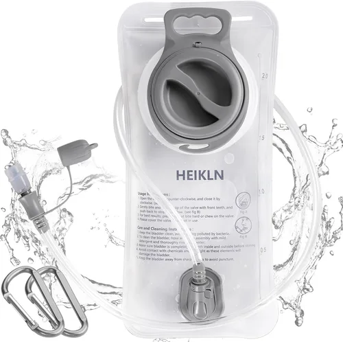 Miniatura 15 de HEIKLN Bolsa de hidratación de 1.5L-2L-3L, depósito de agua a prueba de fugas, sin BPA, bolsa de almacenamiento de agua militar, bolsa de 2L