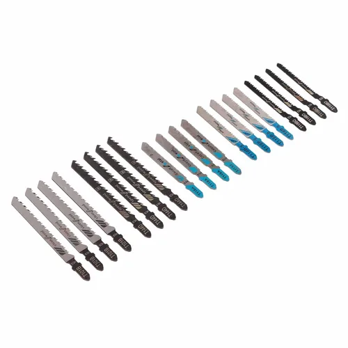 Miniatura 7 de Juego de 20 hojas de sierra de calar T118A T118B T118G T218A T111C T119BO T119B HSS Surtido T Shank Hojas de sierra de corte rápido para madera