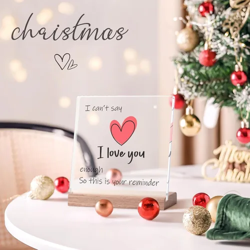 Miniatura 6 de FreeJac Regalos para él y ella, regalos para el día de San Valentín para novia, esposa, Navidad, cumpleaños, boda, aniversario, recuerdo, placa