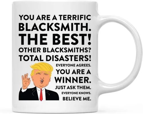 Miniatura 10 de Andaz Press Funny President Donald Trump - Taza de café de 11 onzas, excelente instructor aeróbico, paquete de 1, taza de cerámica para beber