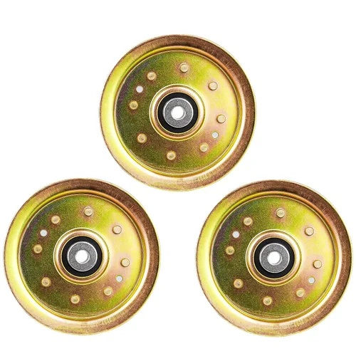 Miniatura 6 de Polea tensora plana para MTD Cub Cadet RZT 50 L54 S42 42 S54 S50 LT1040 RZT50 Troy-Bilt GT54 TB2450 TB2142 756-04129B 956-04129C 753 -08171 paquete