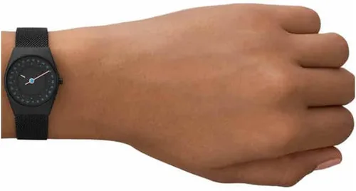 Miniatura 3 de Skagen Grenen Lille Reloj de mujer con malla de acero inoxidable o correa de cuero