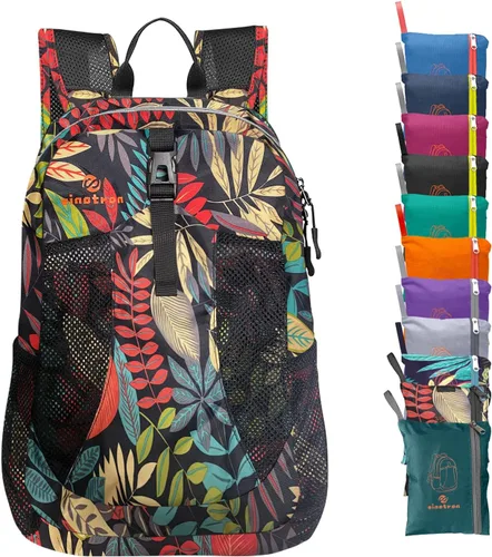 Miniatura 17 de Sinotron - Mochila de senderismo ligera y plegable de 22 l, mochila pequeña de senderismo, mochila de día para mujeres, hombres, viajes, camping