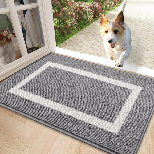 Miniatura 9 de OLANLY Alfombra para Puerta Interior, 59x20, Tapete de Entrada Antideslizante Absorbente Resistente a la Suciedad, Alfombras de Entrada