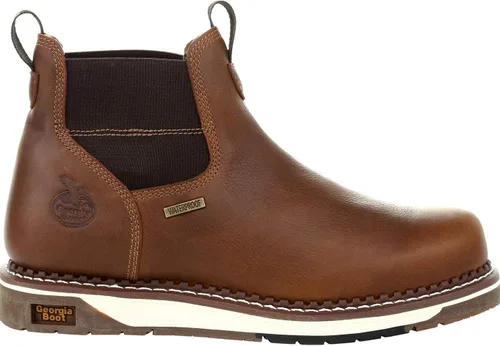 Miniatura 7 de Georgia Boot Botas de trabajo Chelsea impermeables con cuña, talla única