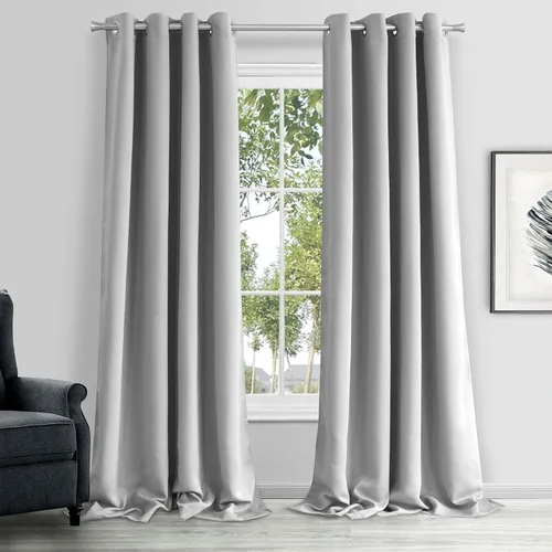 Miniatura 12 de Cortina opaca de 54 x 84 pulgadas, reducción de ruido, aislamiento térmico, cortinas de oscurecimiento de habitación para dormitorio y sala
