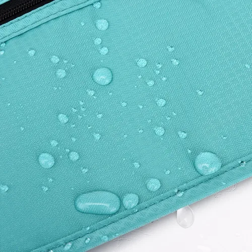 Miniatura 63 de DAITET Cinturón de dinero, soporte para pasaporte, cartera de viaje oculta segura con bloqueo RFID, riñonera encubierta (negro), Negro, Rfid
