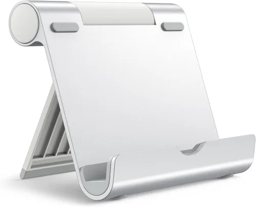 Miniatura 8 de JETech Soporte para Tablet, Soporte de Escritorio Portátil Ajustable, Base Plegable para iPad/iPad Pro/Air/Mini, Galaxy Tab A8/A7 Lite/A7/S8/S7