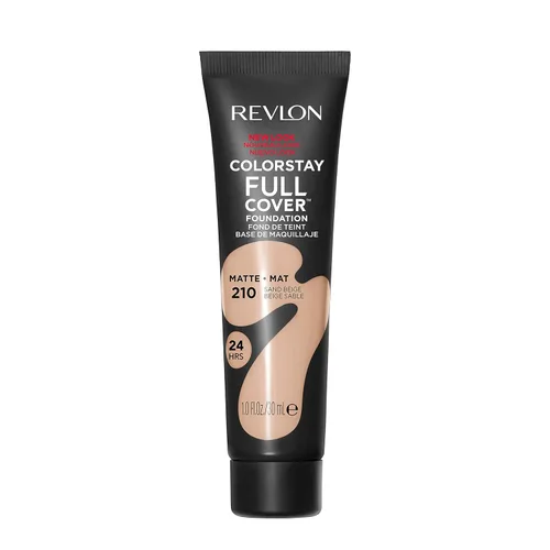 Miniatura 23 de Base líquida de Revlon ColorStay de cobertura completa de larga duración con acabado mate, maquillaje facial ligero resistente al calor y al sudor