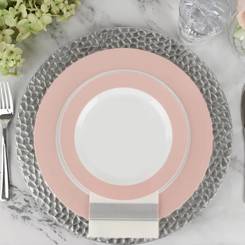 Miniatura 5 de Servilletas de cena desechables con diseño plateado de un solo uso, absorbentes, suaves, elegantes, toallas de mano para el baño, fiestas, bodas