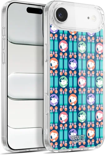 Miniatura 165 de Head Case Designs Snoopy Deco Dreams - Funda de gel suave con licencia oficial de Peanuts Blue Pattern compatible con Apple iPhone 7 Plus/iPhone 8