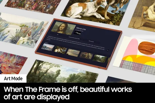 Miniatura 3 de SAMSUNG Serie QLED 4K LS03B The Frame Quantum HDR, modo artístico, pantalla de visualización de 43 pulgadas, mate antirreflectante, soporte de pared