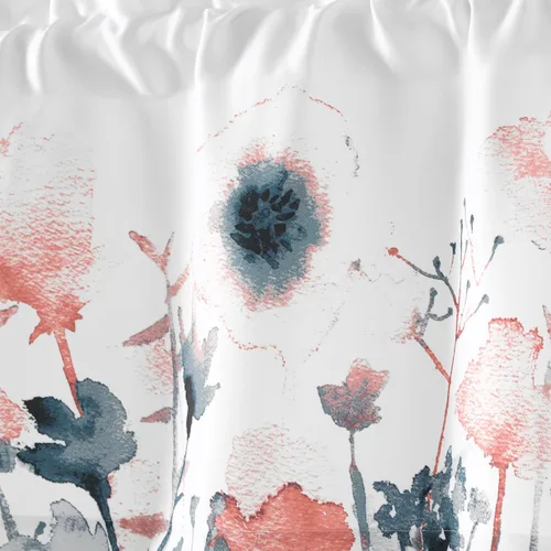Miniatura 3 de Lush Decor Zuri Flora Cenefa para ventana de oscurecimiento con solapa única, 52 pulgadas de ancho x 18 pulgadas de largo + 2 pulgadas de cabecera