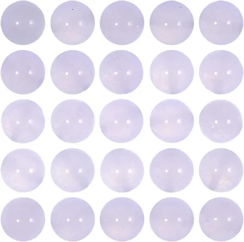 Miniatura 10 de Cuentas redondas de calcedonia sueltas de piedra natural de 0.315 in para hacer joyas, hechas a mano, aproximadamente, 48/unids Azul zafiro