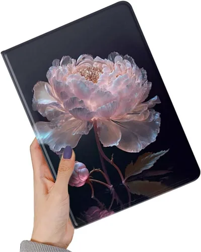 Miniatura 55 de kaidisen Funda de flores compatible con iPad de 9.7 pulgadas, 6ª y 5ª generación, iPad Air/Air 2, diseño de flores, ilustración floral con soporte