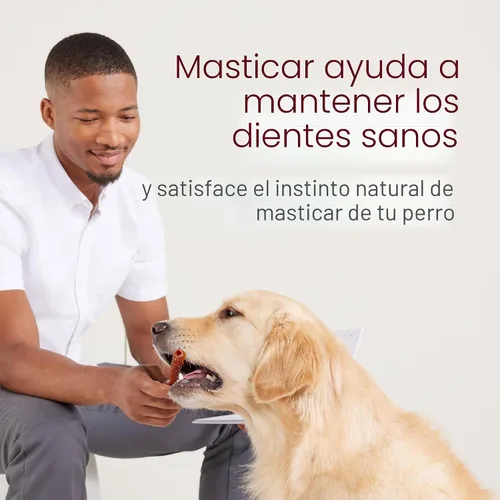 Miniatura 7 de SmartBones Masticables medianos con mantequilla de maní real sin piel cruda, masticables para perros, 4