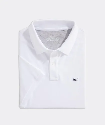 Miniatura 3 de vineyard vines Polo Edgartown Pique para hombre, Gorra blanca
