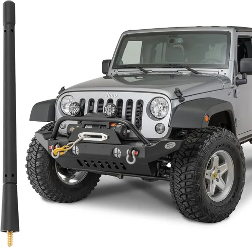 Miniatura 33 de KSaAuto Antena de 3.2 pulgadas compatible con Jeep Cherokee Grand Cherokee Compass Renegade 2011-2025, Chrysler 200, Fiat 500, repuesto de antena