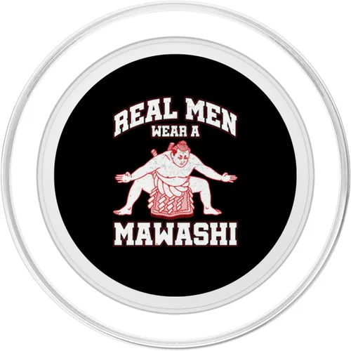 Miniatura 2 de Real Men Wear A Mawashi Sumo japonés Sumotori PopSockets MagSafe PopGrip para iPhone