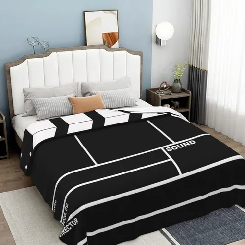 Miniatura 5 de Jet Fighter - Manta suave de microfelpa para todas las estaciones, manta gruesa y cálida de franela para cama, sofá y sillón, 50 x 40 pulgadas