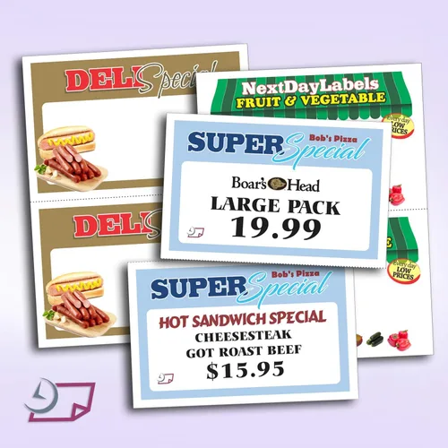 Miniatura 5 de NextDayLabels - Cartulina perforada blanca de tamaño carta, 75 libras (7.16 oz/m²), 2 por página, las tarjetas miden 8.5 x 5.5 pulgadas, compatible