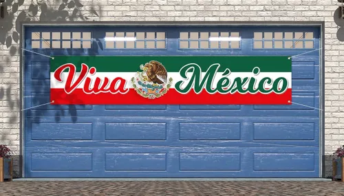 Miniatura 4 de Nepnuser Viva - Cartel de valla de México, decoración mexicana, Día de la Independencia, 16 de septiembre, cartel de jardín para patio delantero