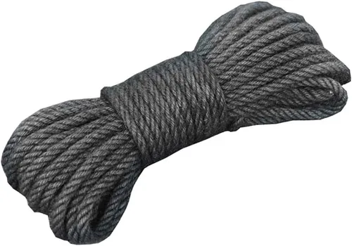 Miniatura 11 de Cuerda de yute amarilla ecológica para manualidades, agrupación de jardinería, 0.236 in x 65.6 ft (1/4 pulgadas x 65 pies)