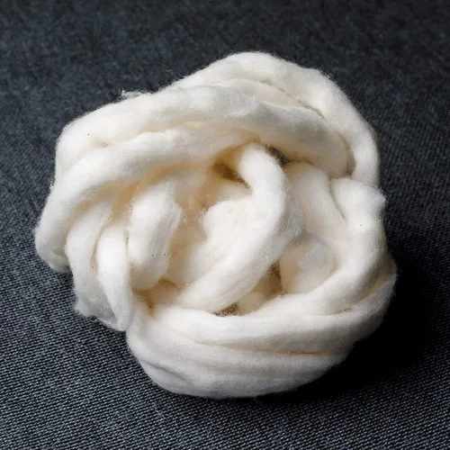 Miniatura 6 de Plata japonesa de algodón orgánico de 13 pies, 100% orgánico sin blanquear [fabricado en Japón] (4 paquetes)