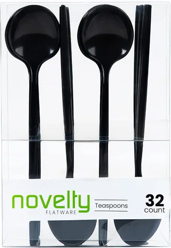 Miniatura 6 de Cubiertos, cubiertos, tenedores de cena de lujo, color negro, 32