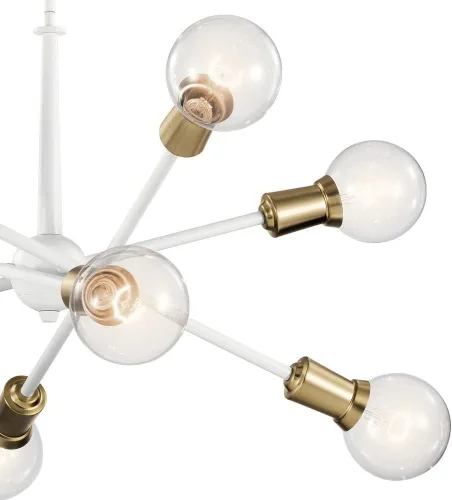 Miniatura 9 de Kichler Armstrong 26" 8 luces Candelabro Latón Natural