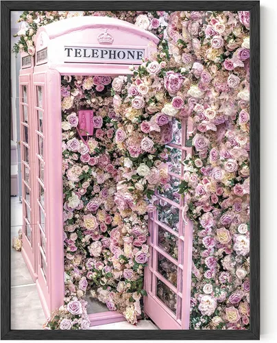 Miniatura 21 de Haus & Hues - Póster rosa con impresión de guepardo para decoración de pared de habitación, decoración artística para pared, sin marco, diseño