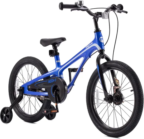 Miniatura 14 de RoyalBaby Bicicleta para niños, ligera de aleación de magnesio de 16/18 pulgadas, para niños y niñas de 4 a 9 años, ruedas de entrenamiento