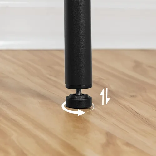 Miniatura 8 de HOOBRO Taburetes de bar, juego de 2 sillas de bar, taburetes altos redondos para cocina con reposapiés, taburetes de barra de desayuno, marco