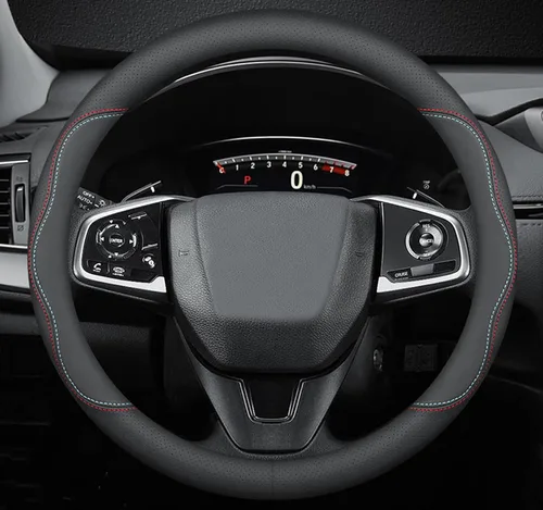 Funda para volante de automóvil compatible con Subaru Crosstrek 2025 2024 2000-2023, piel transpirable de alta calidad, diseño antideslizante,