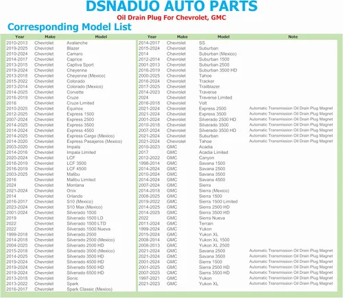 Miniatura 4 de 2 tapones magnéticos de drenaje de aceite M12-1.75, cabeza hexagonal de 0.591 in T45 Torx compatible con junta de inserción, más 5 juntas, apto