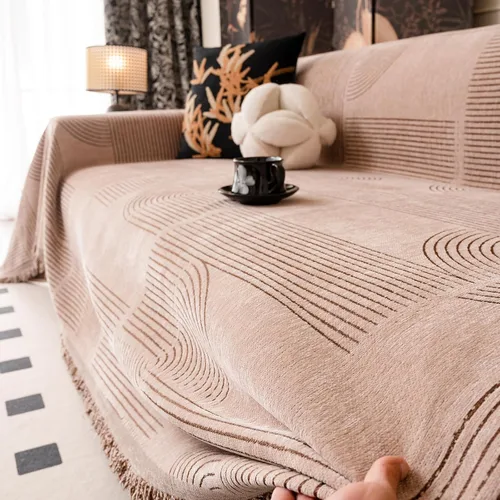 Miniatura 51 de ROOMLIFE Funda de sofá con estampado de leopardo para sofá de 3 plazas, lavable, protector de muebles para perros, funda de sofá suave