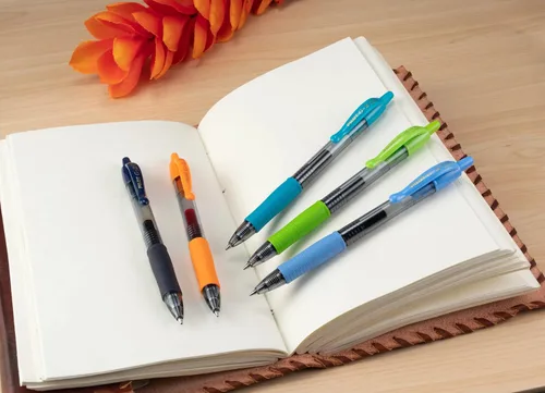 Miniatura 6 de Pilot, G2 Premium - Bolígrafos de gel con punta gruesa de 0.039 in, paquete de 14, color azul marino