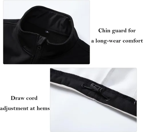 Miniatura 13 de Msmsse Chaleco ligero para hombre, con cuello alto, sin mangas, para senderismo, correr, golf
