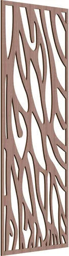 Miniatura 187 de 9 3/8"W x 24 3/8"H x 1/4"T Bristol Decorativos Paneles de Pared de Madera Calado, Cereza