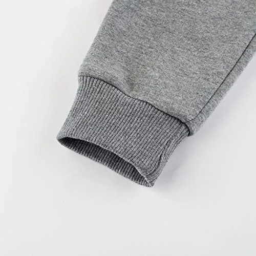 Miniatura 5 de GFQLONG Paquete de 2 pantalones deportivos de dinosaurio de algodón para niños pequeños, pantalones deportivos de dibujos animados para niños