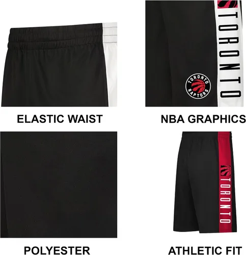 Miniatura 5 de Ultra Game Hombres - Pantalones cortos de baloncesto de malla oficiales de la NBA