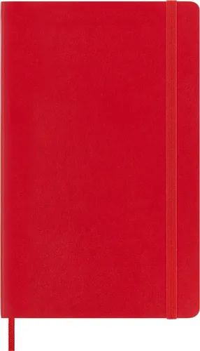 Miniatura 3 de Moleskine - Cuaderno clásico, tapa suave, grande (5 x 8.25 pulgadas), liso/en blanco, rojo escarlata, 192 páginas