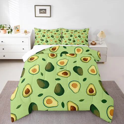 Miniatura 26 de Manfei - Juego de edredón de tamaño Queen con lindo diseño de perezoso, juego de colcha con flores amarillas con 2 fundas de almohada, juego de ropa