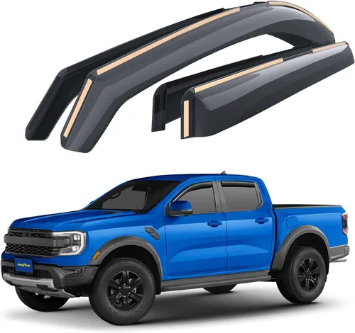 Miniatura 11 de Goodyear Deflectores de ventana de canal inastillables para Nissan Altima 2019-2026, protectores de lluvia, viseras de ventana para automóviles