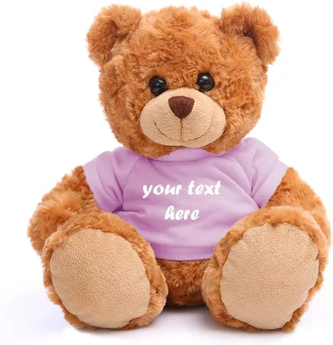 Miniatura 10 de Plushland Oso de peluche de 11 pulgadas, regalo personalizado de animal de peluche, gran regalo para el día de la madre, San Valentín, graduación