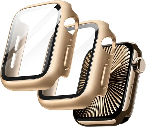 Miniatura 12 de JETech Funda con protector de pantalla para Apple Watch SE 3/2/1 (2025/2022/2020)/Series 6 5 4 de 1.575 pulgadas, cubierta protectora total, Negro